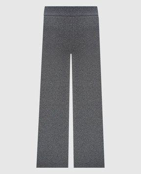 Ermanno Scervino Life Серые утепленные брюки с шерстью D474P302XBK