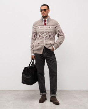 Brunello Cucinelli Белая рубашка из хлопка MR620S1889