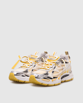 Off-White Жовті кросівки Be Right Back OWIA289S25FAB004