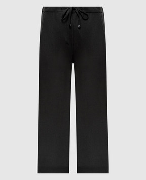 Max Mara Брюки LORIA из шерсти цвета хаки FLORIA
