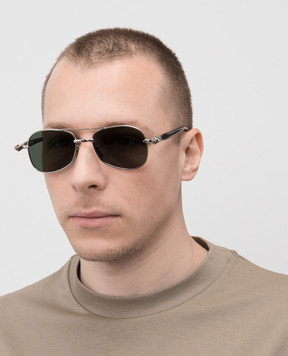 Kuboraum Серебристые солнцезащитные очки Р75 KRSP75SGG00000FE