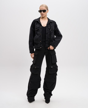 Ann Demeulemeester Сіра джинсова куртка Marthe B0010178FA039