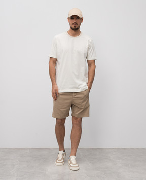 Canali Бежевые шорты PT0135595601