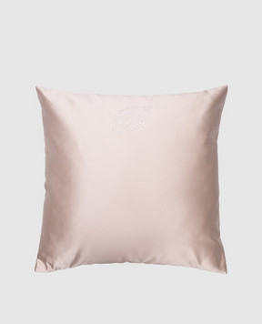 Blumarine Сіра декоративна подушка Cera з кристалами Swarovski H0100180088