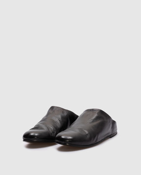 Marsell Чорні шкіряні туфлі Steccoblocco MW8235P052