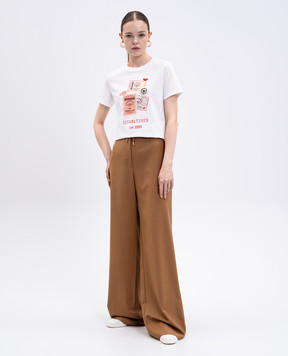 Max Mara Weekend Біла футболка ARA з принтом ARA