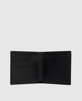 Alexander McQueen Кожаный портмоне цвета хаки с логотипом 8361471AAVB