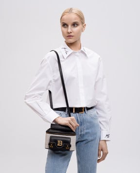 Balmain Черная сумка кросс-боди B-Buzz EN0BH952TRHS