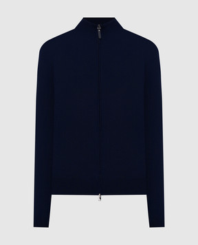 Canali Синий кардиган MK00145C0022