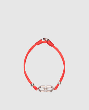 Valentino Червоний браслет VLogo 6Y2J0S67ZWK