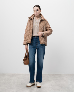 Max Mara Weekend Сині джинси ORTISEI з патчем логотипа ORTISEI