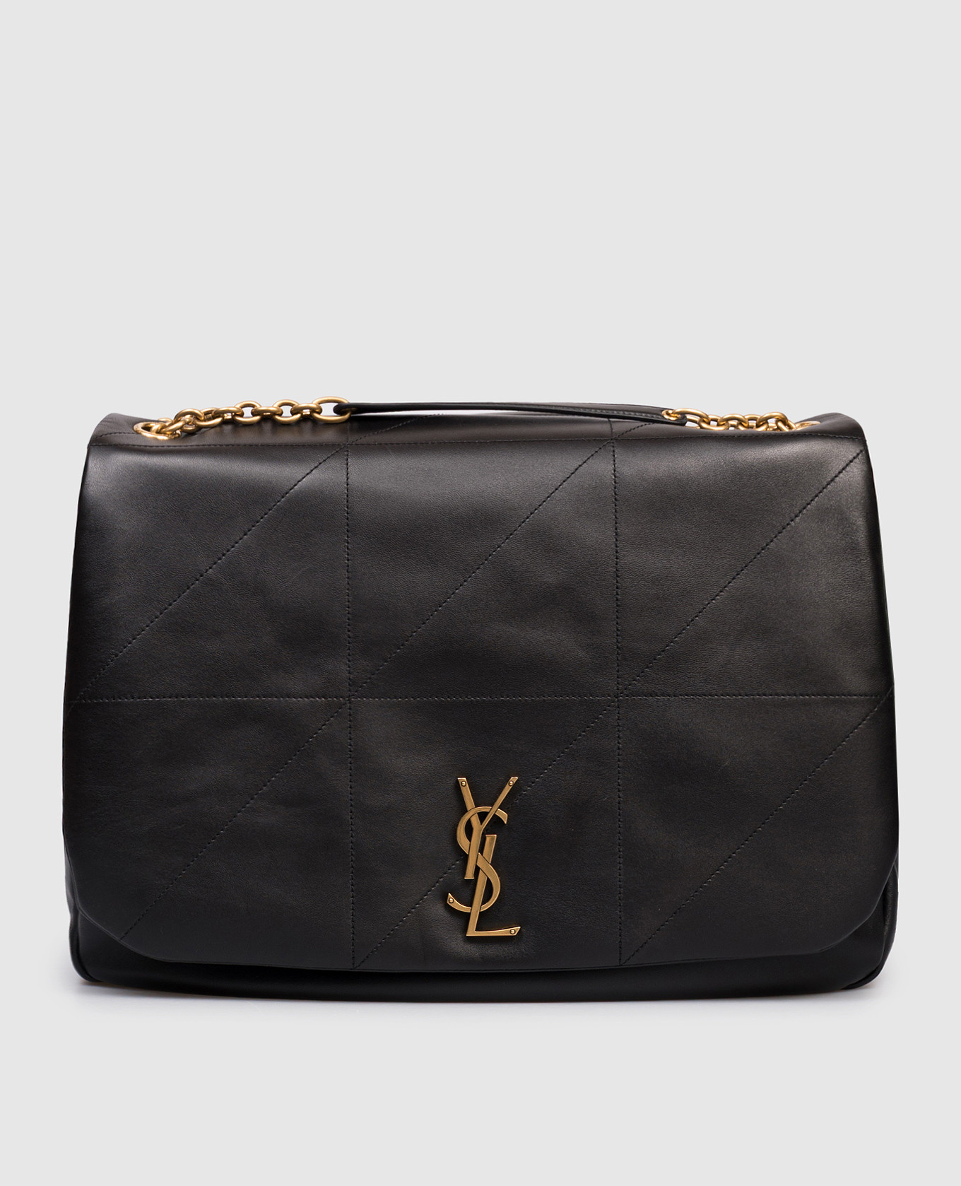 Черная кожаная сумка JAMIE