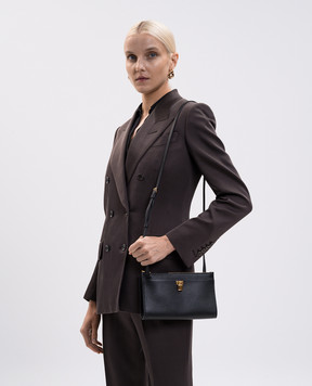Tom Ford Чорна шкіряна сумка крос-боді з логотипом S0517LCL490G
