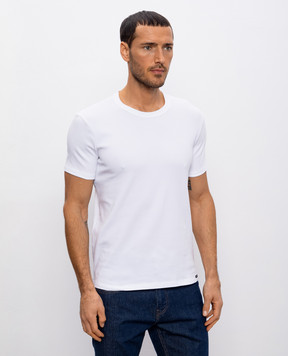 Tom Ford Белая футболка с нашивкой логотипа T4M081040