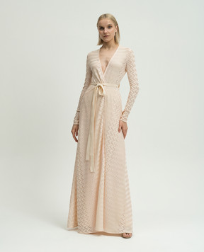 Missoni Бежевий кардиган в тканий візерунок DS24SM00BR00UV