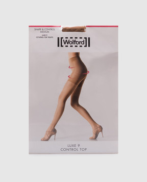 Wolford Бежевые колготки Luxe 9 den 17056