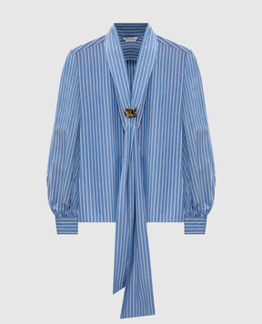Max Mara Блакитна блуза DISCO в смужку DISCO