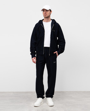 Givenchy Голубые джогеры с логотипом BM51DA3YPY