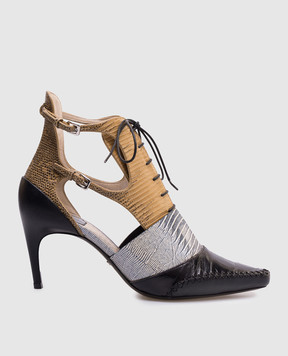 Christian Dior Шкіряні туфлі Nomade з тисненням під шкіру крокодила KCI387CTL