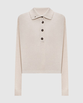 Brunello Cucinelli Бежевий светр з люрексом MAZ260214P