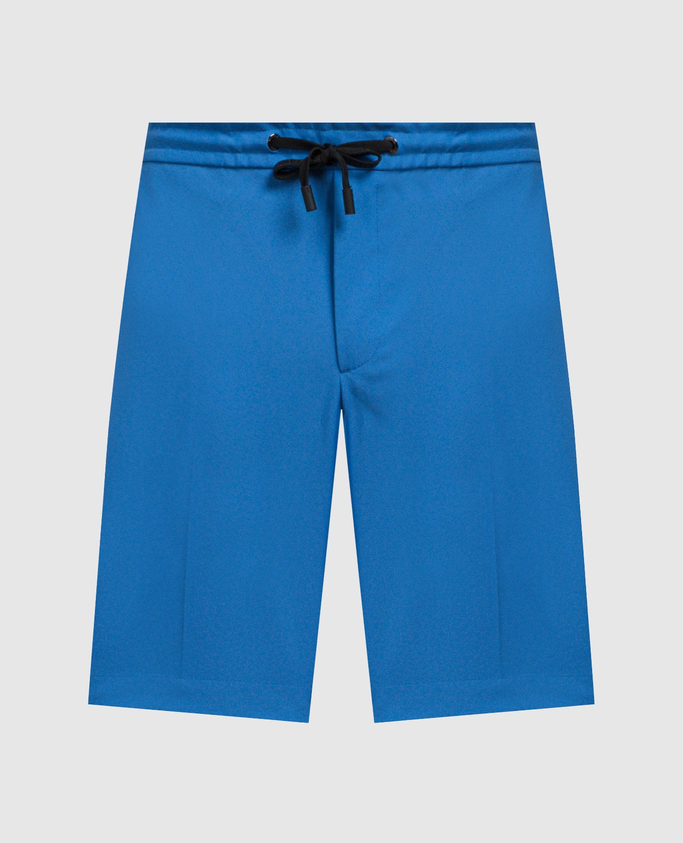 Blue shorts with logo