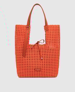 Gianni Chiarini Помаранчева плетена сумка-тоут AVA BS11568WVNG