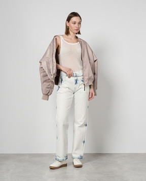 PROENZA SCHOULER Білий ажурний топ Kiki R2424009JY105