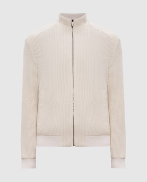 Canali Бежевая двусторонняя куртка SG03203O40975
