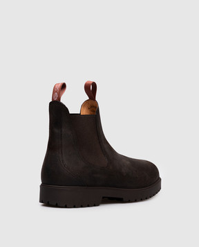 Loro Piana Коричневые замшевые челси Dover Walk FAP6922