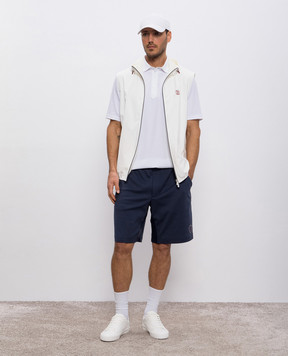 Brunello Cucinelli Синие шорты с логотипом логотип логотип ML8243390T