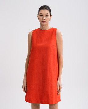 Max Mara Weekend Червона сукня RACER з льоном RACER