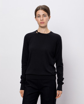 Ann Demeulemeester Чорний джемпер Nemi з кашеміром та шовком B0012515KN055