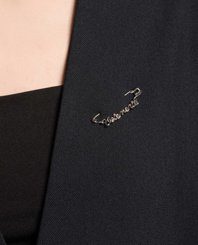 Vetements Серебряная брошь с логотипом UE64PI100S