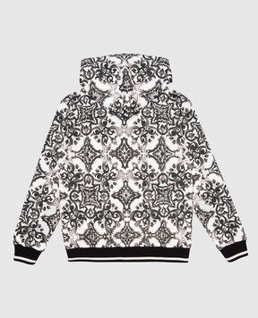 Dolce&Gabbana Дитяча спортивна куртка в брендовий принт L4JWKGII7HR812+