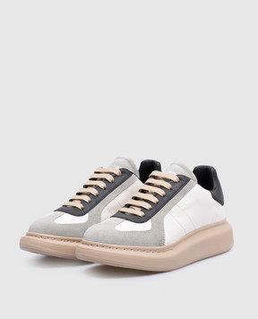 Alexander McQueen Шкіряні кросівки з логотипом 808180WIAC4