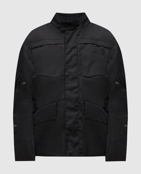 Vetements Комплект із чорної куртки з вишивкою емблеми, та стьобаної куртки UH76OJ750B
