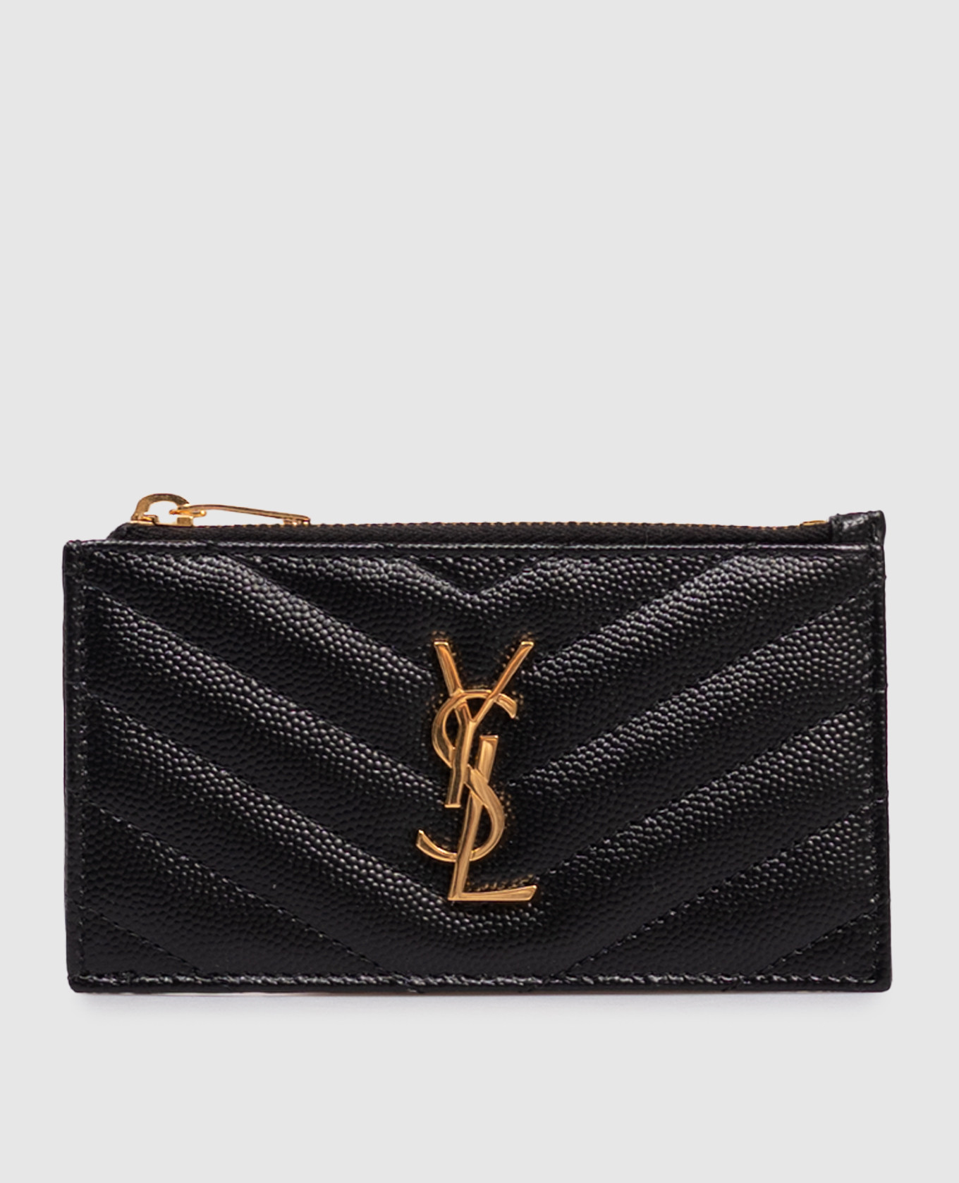 

Черный кожаный стеганый картхолдер Cassandre, Портмоне