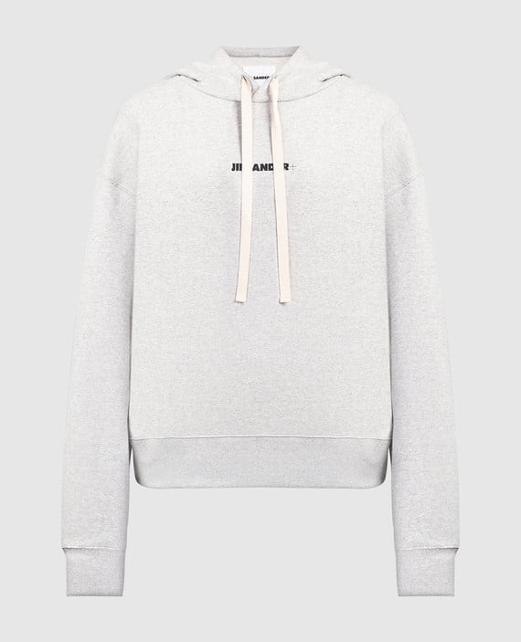 Gray hoodie with logo