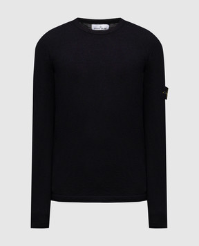Stone Island Чорний джемпер з логотипом K1S155100052S00B0