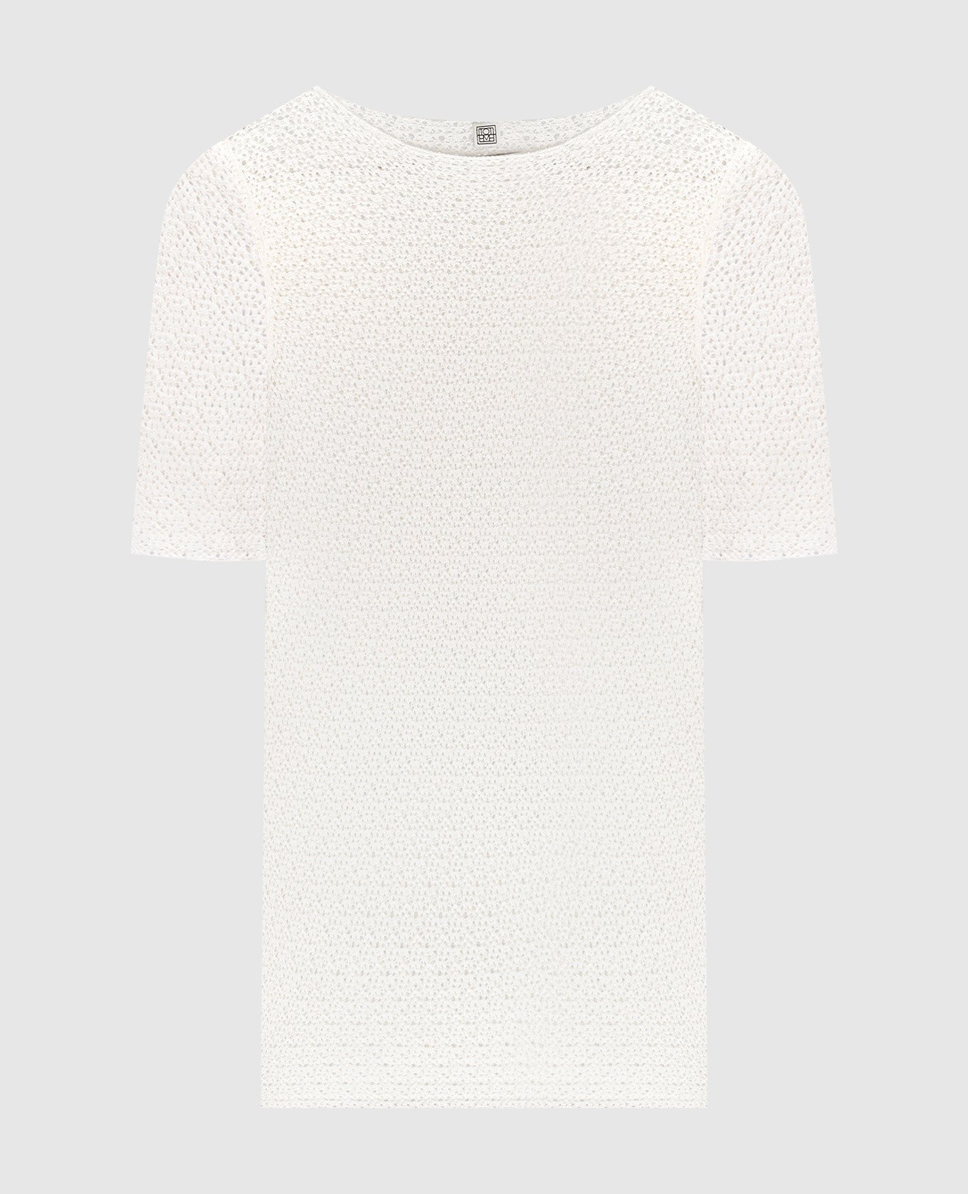 White openwork T-shirt