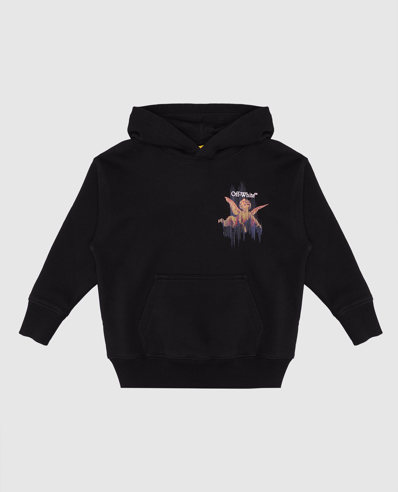 

Детские черные худи Putti с принтом, Черный, Худи и свитшоты