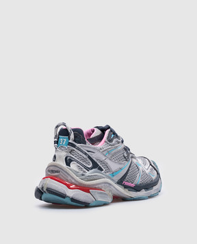 Balenciaga Серые кроссовки Runner 2.0 с винтажным эффектом 779064W3RXP