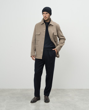 Loro Piana Синий джемпер из кашемира FAN1203
