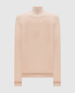Max Mara Weekend Бежевий гольф KIKU з шовком і вовною KIKU