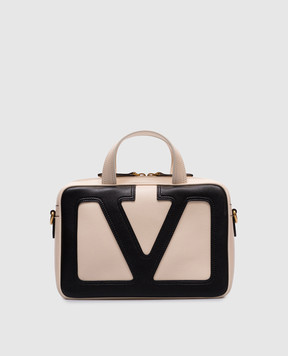 Valentino Бежевая кожаная сумка VIVA SUPERSTAR 6W0B0R73PTJ