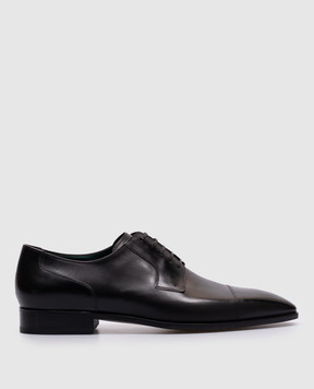 Stefano Ricci Черные кожаные оксфорды UO01C5250VAN