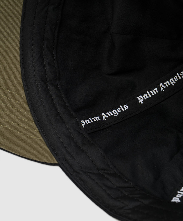 Palm Angels Черная кепка с логотипом PMLB10AS25FAB001 изображение 4