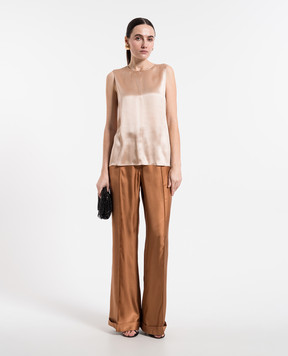 Tom Ford Бежевый топ из шелка TS2093FAX1191