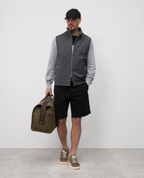 Brunello Cucinelli Чорний джемпер M2900100