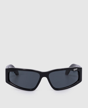 Off-White Чорні окуляри Kimball з логотипом OERI118S24PLA001